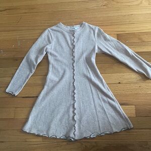 Zara sweater dress girls size 9 brown